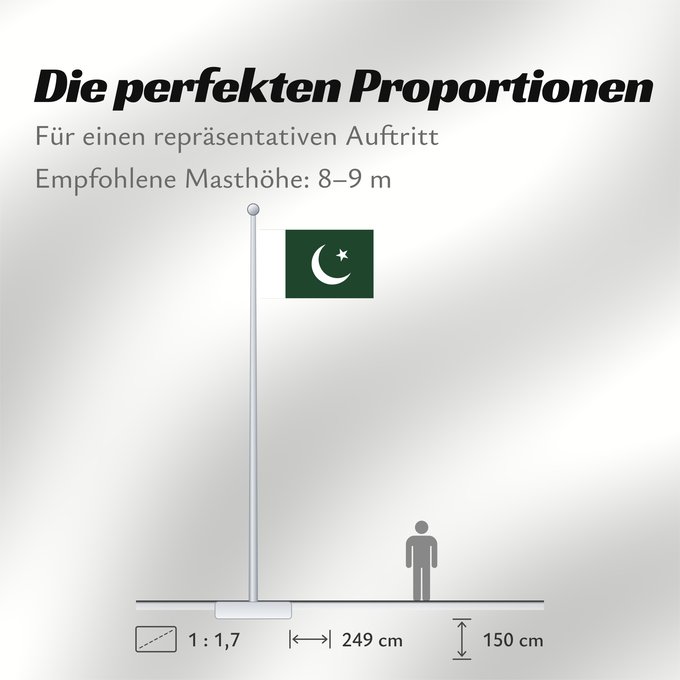 Proportionen der Flagge: Pakistan	 Pakistan	Pakistán	Paquistão	علم باكستان	পাকিস্তানের জাতীয় পতাকা	পাকিস্তানর ফিরালহান	Pakistano	पाकिस्तान का ध्वज	ପାକିସ୍ତାନୀ ଝଣ୍ଡା	ਪਾਕਿਸਤਾਨ ਦਾ ਕੌਮੀ ਝੰਡਾ	د پاکستان بيرغ	Флаг Пакистана	Pakistana	பாக்கித்தான் கொடி	Прапор Пакистану	پاکستان کا پرچم