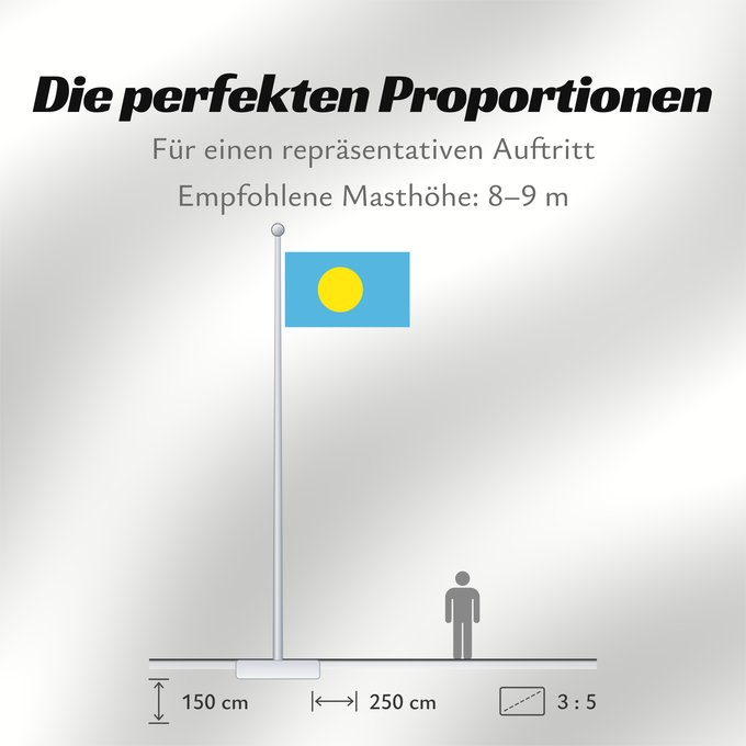 Proportionen der Flagge: Palau	Palau, made by User Gabbe	 Palaos	Palaos	パラオの国旗	Palaua	​帕勞國旗