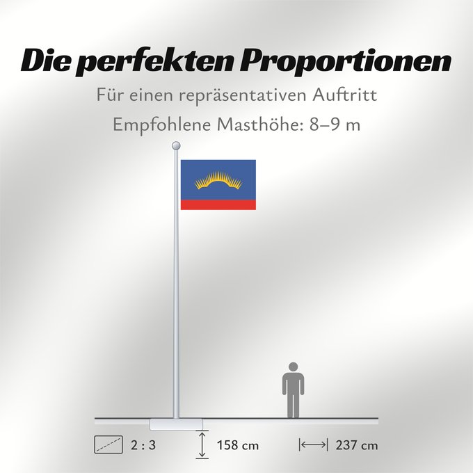 Proportionen der Flagge: Murmansk Oblast Oblast de Mourmansk Óblast de Múrmansk Oblast Murmansk Oblast 'di Murmansk