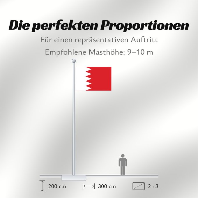 Proportionen der Flagge: Bahrain	Bahreïn	Baréin	Bahrein	علم البحرين	Bahreina	Bahrainin	Флаг Бахрейна	Bahrajna	Bahrains	Прапор Бахрейну	Quốc kỳ Bahrain