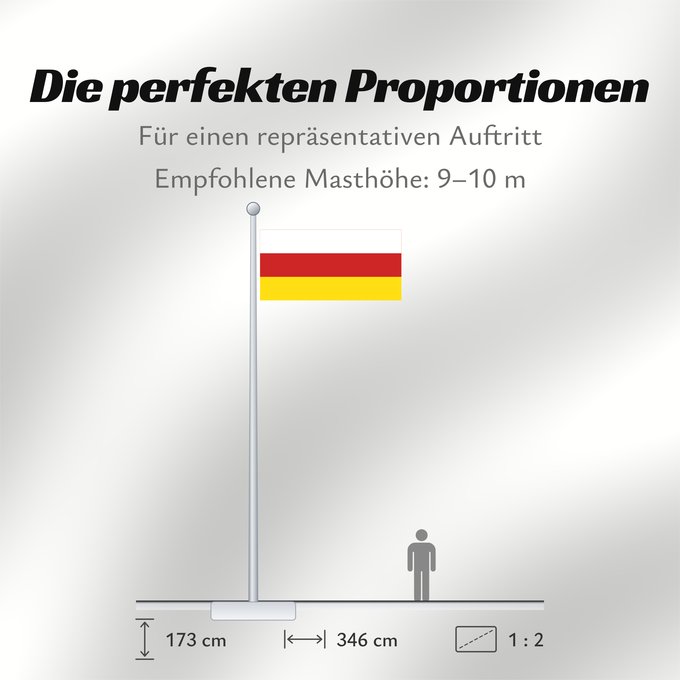 Proportionen der Flagge: North Ossetia Republic of North Ossetia-Alania North Ossetia-Alania North Osetia-Alania North Ossetia-Alania Nord-Alania Цӕгат Ирыстоны тырыса Флаг Северной Осетии