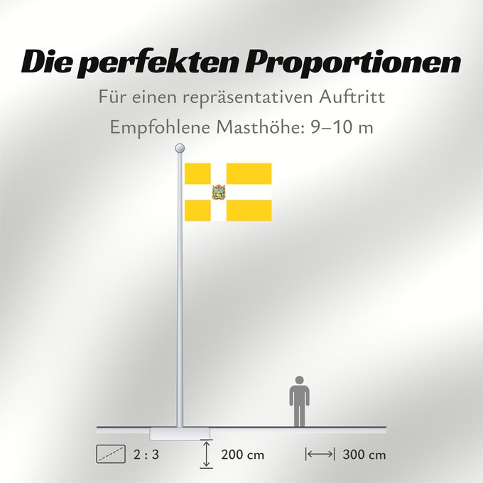 Proportionen der Flagge: Stavropol Krai	Stavropol Krai 	Kraï de Stavropol	Krai de Stávropol	Stavropol Krai