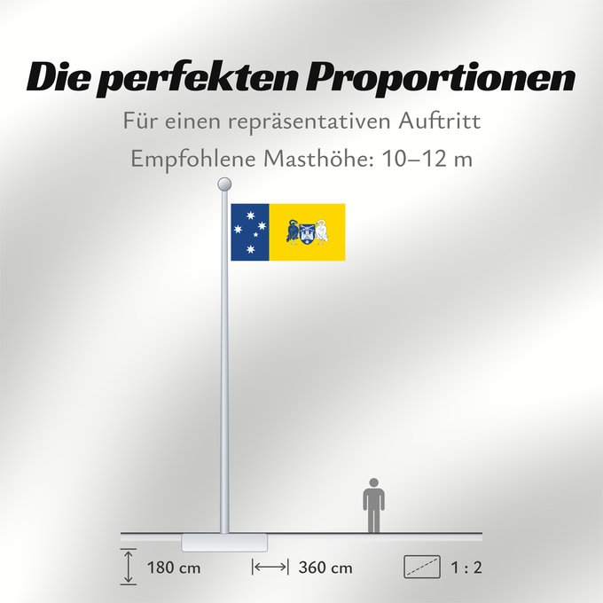 Proportionen der Flagge: Australian Capital Territory	Australian Capital TerritoryIt is from openclipart	Territoire de la capitale australienne	Territorio de la Capital Australiana	Fändel vum Australeschen Haaptstadterritoire