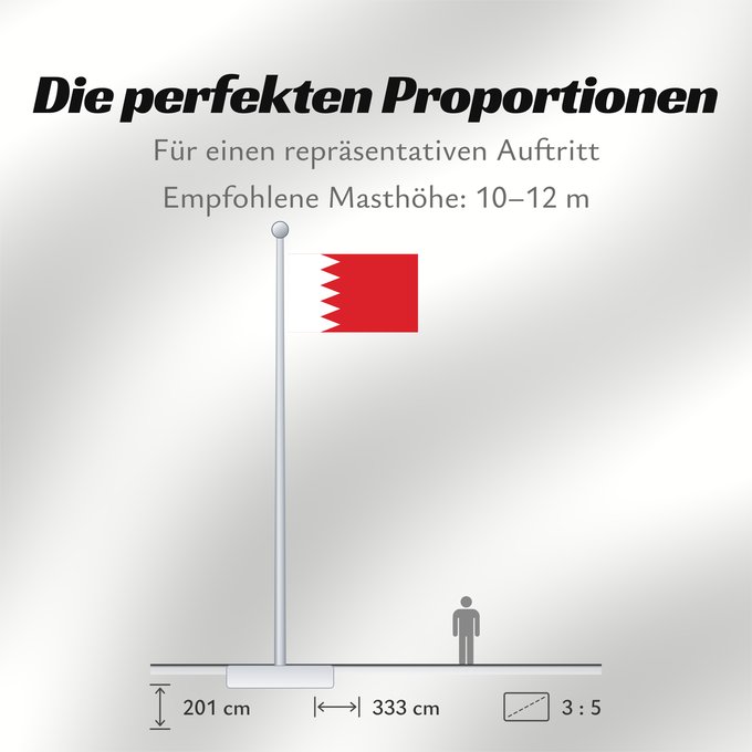 Proportionen der Flagge: Bahrain	Bahreïn	Baréin	Bahrein	علم البحرين	Bahreina	Bahrainin	Флаг Бахрейна	Bahrajna	Bahrains	Прапор Бахрейну	Quốc kỳ Bahrain
