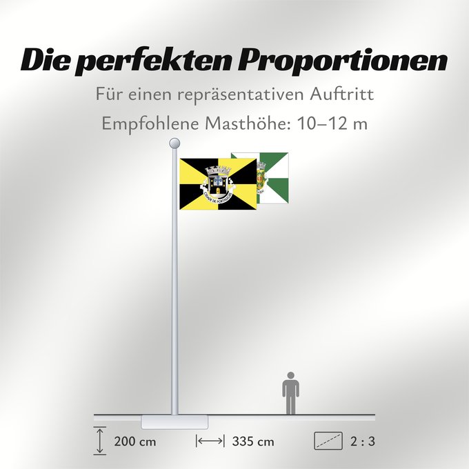 Proportionen der Flagge: Portalegre