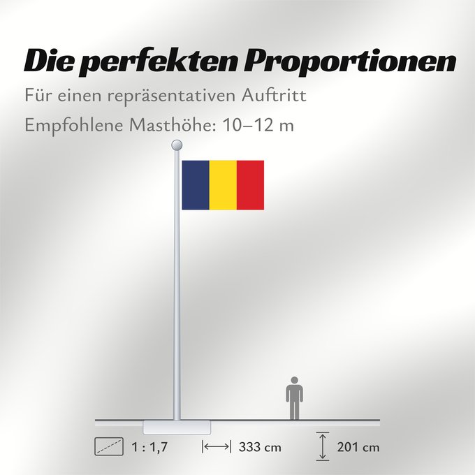 Proportionen der Flagge: Romania Romania from 1867 until 1947 and since 1989 Roumanie Rumania Rumäniens Roemenië Roménia Rumunii Сцяг Румыніі Сьцяг Румыніі Знаме на Румъния Banniel Roumania Rumunská vlajka ꙁна́мѧ Роумꙑні́ꙗ Rwmania Rumæniens Σημαία της Ρουμανίας Rumeenia lipp Roma