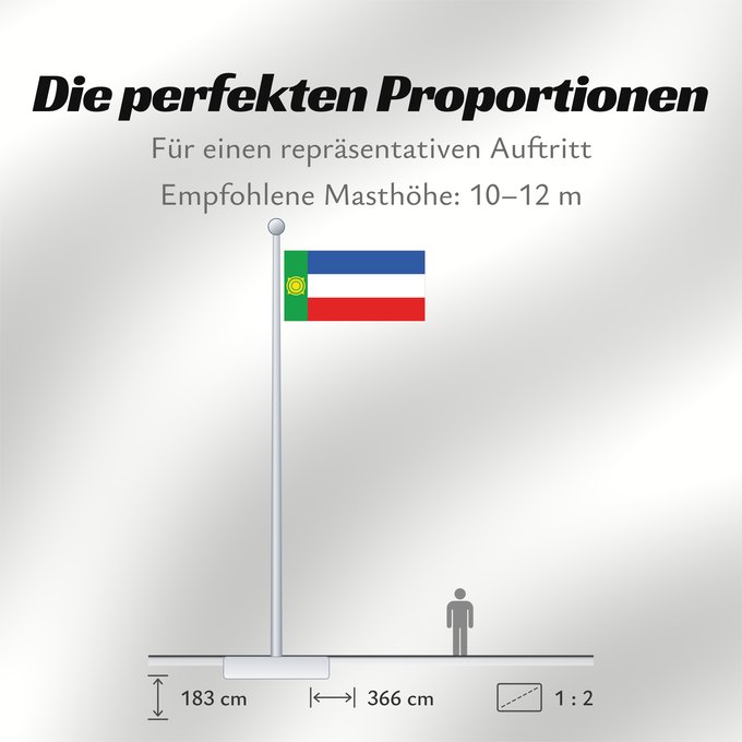 Proportionen der Flagge: Khakassia	Khakassia since 2003. Drawn by Fibonacci	 Khakassie ou République de Khakassie	Jakasia desde el 2003. Hecha por Fibonacci	Chakassien