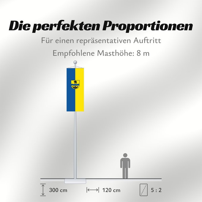 Proportionen der Flagge: Unterstadion (Schwäbische Alb)