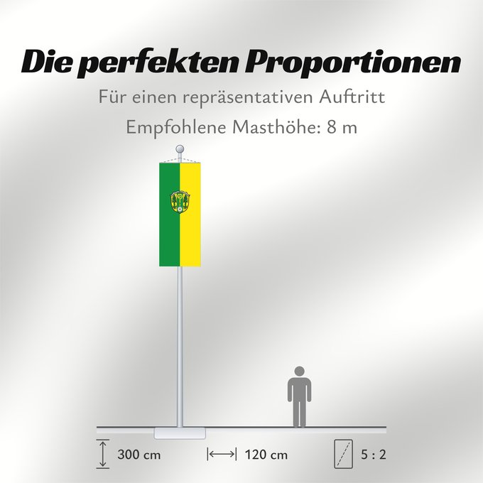 Proportionen der Flagge: Forstern (Münchener Umland)