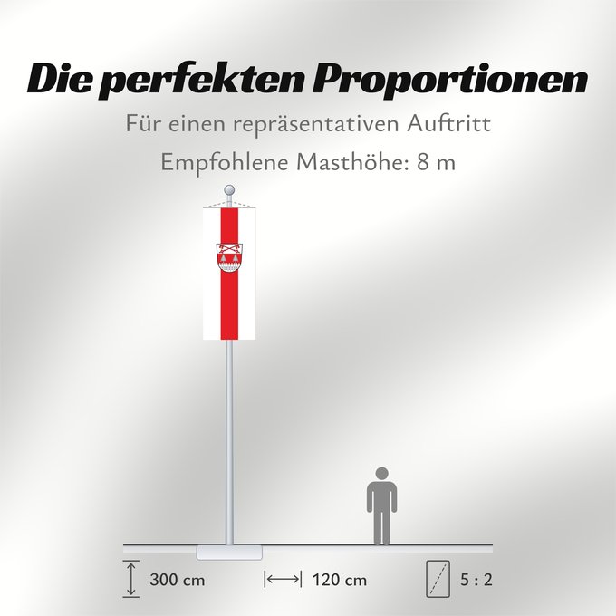 Proportionen der Flagge: Hofstetten (Ammersee-Lech)
