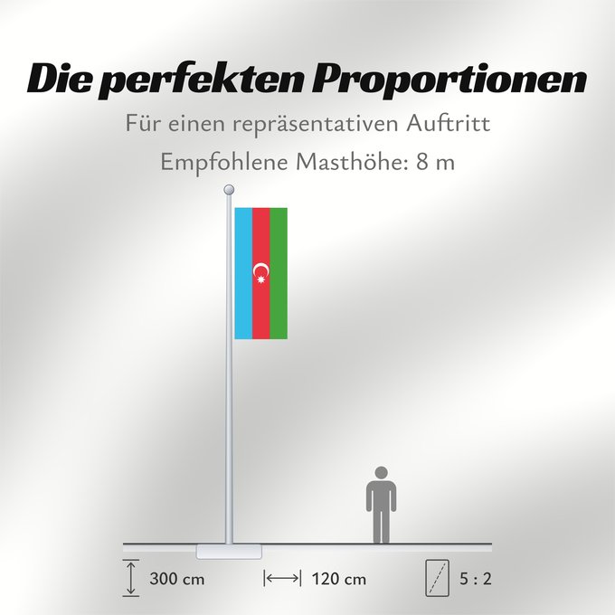 Proportionen der Flagge: Azerbaijan	L Azerbaïdjan	Azerbaiyán	Aserbaidschan	Dell Azerbaigian	Azerbeidzjan	Azerbejdżanu	Азербаиџьан абыраҟ	علم أذربيجان	Azərbaycan	Сцяг Азербайджана	Сьцяг Азэрбайджану	Azerbajĝano	Aserbaidžaani lipp	Azerbaidžanin	Azerbajdzsán	Ադրբեջանի դրոշը	აზერბაიჯ