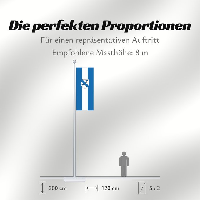 Proportionen der Flagge: Aitern (Südlicher Schwarzwald)