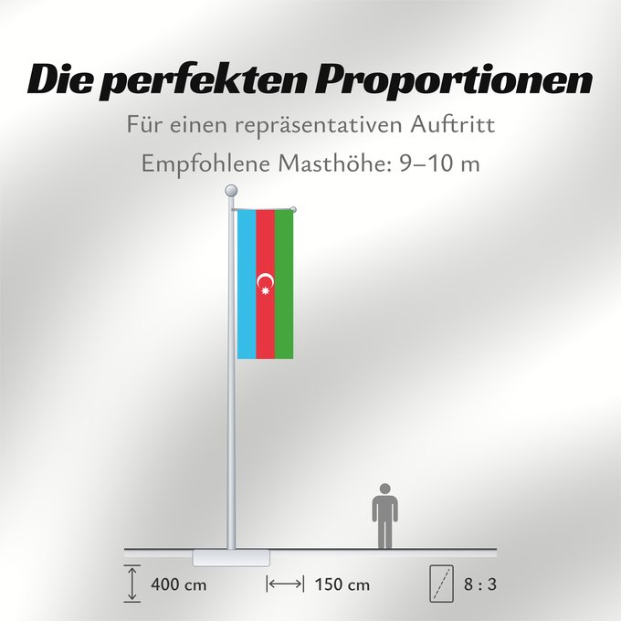 Proportionen der Flagge: Azerbaijan L Azerbaïdjan Azerbaiyán Aserbaidschan Dell Azerbaigian Azerbeidzjan Azerbejdżanu Азербаиџьан абыраҟ علم أذربيجان Azərbaycan Сцяг Азербайджана Сьцяг Азэрбайджану Azerbajĝano Aserbaidžaani lipp Azerbaidžanin Azerbajdzsán Ադրբեջանի դրոշը აზერბაიჯ