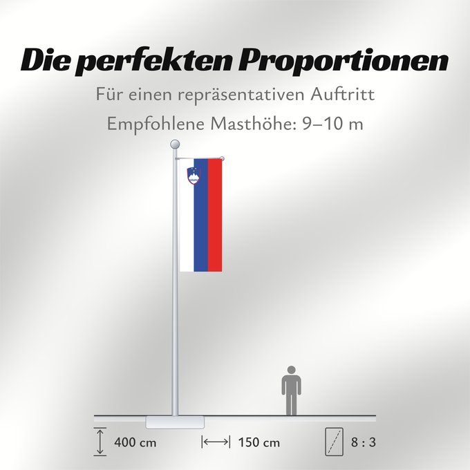 Proportionen der Flagge: Slovenia Slovénie Eslovenia Slowenien Slovenië Słowenii Сцяг Славеніі Slovenije D Eslovènia Slovinská vlajka Флаг Словении Прапор Словенії