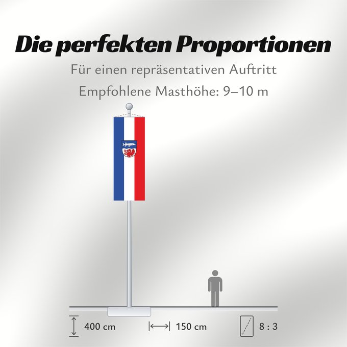 Proportionen der Flagge: Seehausen a.Staffelsee (Zugspitz-Region)