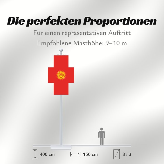 Proportionen der Flagge: Kyrgyzstan	Kirghizistan	Kirguistán	Kirgisistan	Kirgizië	علم جمهورية قرغيزستان	Qırğız Respublikasının	Дзяржаўны сцяг Кыргыстану	Kyrgyzstánu	Kirgizio	Ղրղզստանի դրոշը	ყირგიზეთის დროშა	Қырғыз Республикасының мемлекеттік байрағы	Кыргыз Республикасынын мамлекет