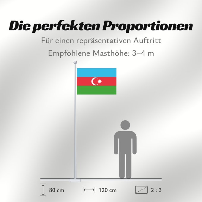 Proportionen der Flagge: Azerbaijan	L Azerbaïdjan	Azerbaiyán	Aserbaidschan	Dell Azerbaigian	Azerbeidzjan	Azerbejdżanu	Азербаиџьан абыраҟ	علم أذربيجان	Azərbaycan	Сцяг Азербайджана	Сьцяг Азэрбайджану	Azerbajĝano	Aserbaidžaani lipp	Azerbaidžanin	Azerbajdzsán	Ադրբեջանի դրոշը	აზერბაიჯ