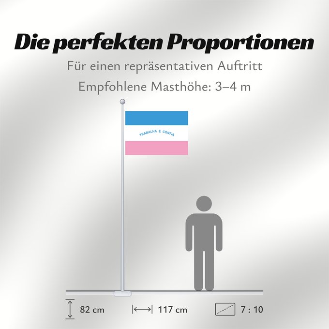 Proportionen der Flagge: Espírito Santo
