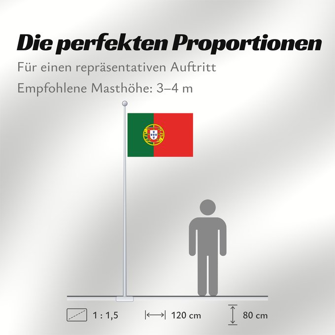 Proportionen der Flagge: Portugal	Portugals	Portogallo	A bandeira nacional de Portugal	Portugalii	علم البرتغال	Сцяг Партугаліі	Banniel broadel Portugal	Portugala	პორტუგალიის დროშა	Прапор Португалії