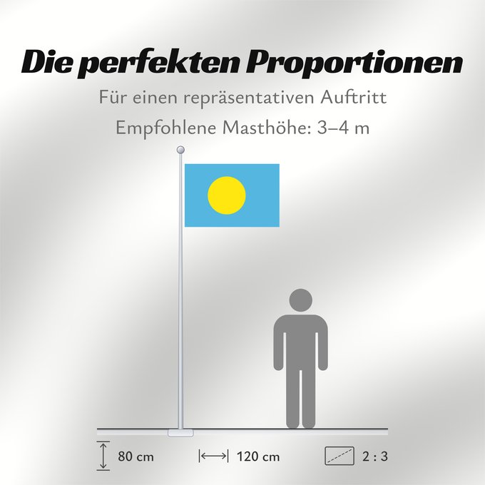 Proportionen der Flagge: Palau	Palau, made by User Gabbe	 Palaos	Palaos	パラオの国旗	Palaua	​帕勞國旗