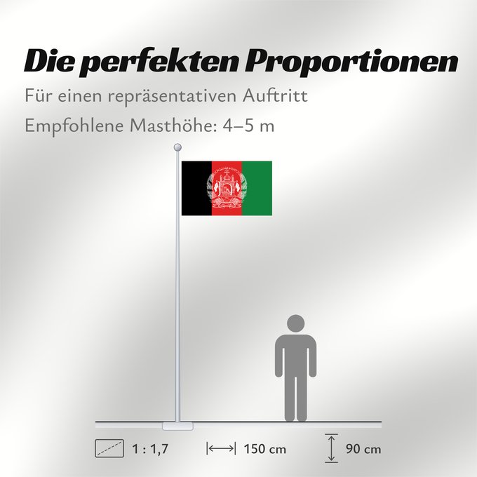 Proportionen der Flagge: Afghanistan  2013–2021	Islamic Republic of Afghanistan	République Islamique d Afghanistan	República Islámica de Afganistán	Islamischen Republik Afghanistan	Afghanistan	República Islâmica do Afeganistão	Afganistanu	علم أفغانستان	Afganistana	ئاڵای ئەفغانستا