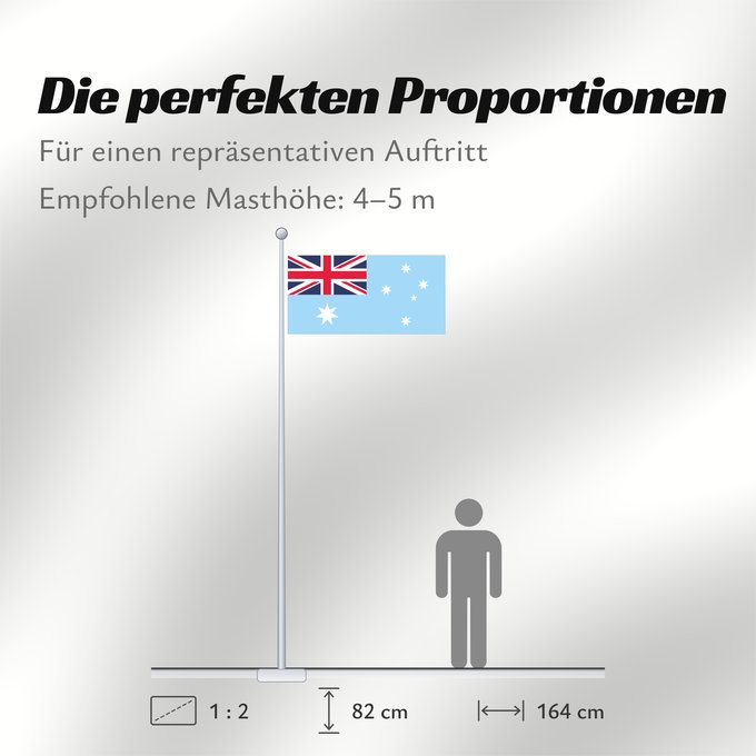 Proportionen der Flagge: Australian Antarctic Territory unofficial Unofficial proposal of flag of the Australian Antarctic Territory Territoire antarctique australien (proposition non officielle) Territorio Antártico Australiano (propuesta no oficial) Australisches Antarktis-Ter