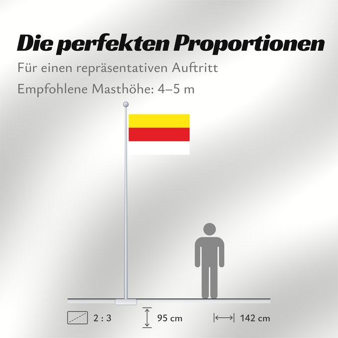 Proportionen der Flagge: Carinthia	Carinthia (state)	Kärnten	Carintia