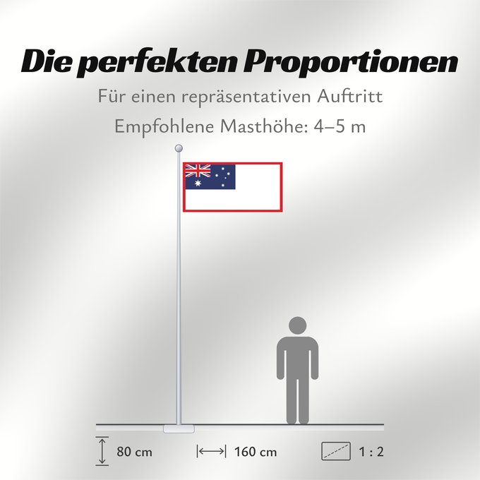 Proportionen der Flagge: Australian Honor