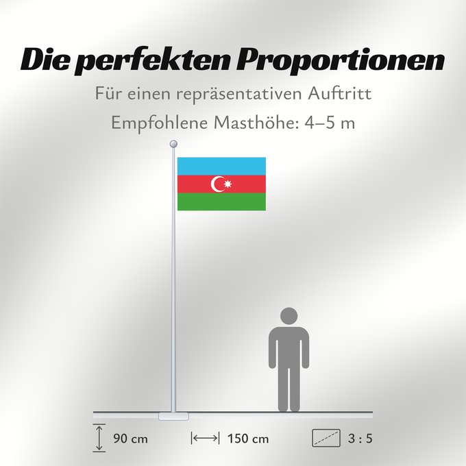 Proportionen der Flagge: Azerbaijan	L Azerbaïdjan	Azerbaiyán	Aserbaidschan	Dell Azerbaigian	Azerbeidzjan	Azerbejdżanu	Азербаиџьан абыраҟ	علم أذربيجان	Azərbaycan	Сцяг Азербайджана	Сьцяг Азэрбайджану	Azerbajĝano	Aserbaidžaani lipp	Azerbaidžanin	Azerbajdzsán	Ադրբեջանի դրոշը	აზერბაიჯ
