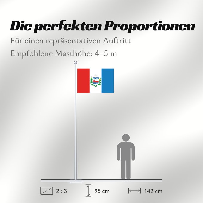Proportionen der Flagge: Alagoas	State of Alagoas, Brazil	Alagoas, Brasil