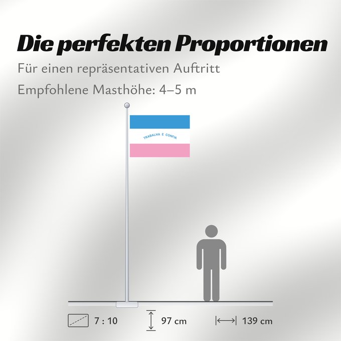 Proportionen der Flagge: Espírito Santo