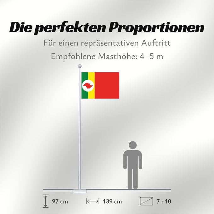 Proportionen der Flagge: Barretos SaoPaulo Brasil	Barretos	Município de Barretos no Estado de São Paulo