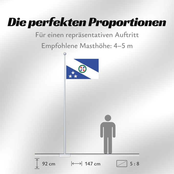 Proportionen der Flagge: Pederneiras SaoPaulo Brasil Pederneiras Município de Pederneiras no Estado de São Paulo
