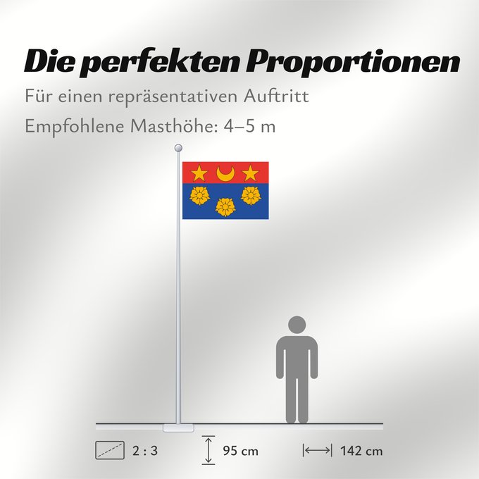 Proportionen der Flagge: Ville ca Longueuil Québec Longueuil Longueuil, Quebec
