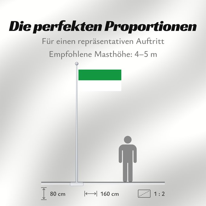 Proportionen der Flagge: Cáqueza