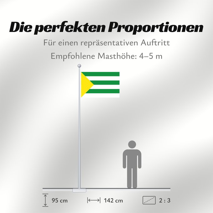 Proportionen der Flagge: Génova  Quindío	Génova (Quindío)	Municipio de Génova  Quindío