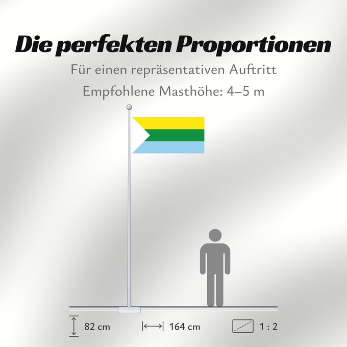 Proportionen der Flagge: Hispania  Antioquia	Hispania (Antioquia)	Municipio de Hispania  Antioquia
