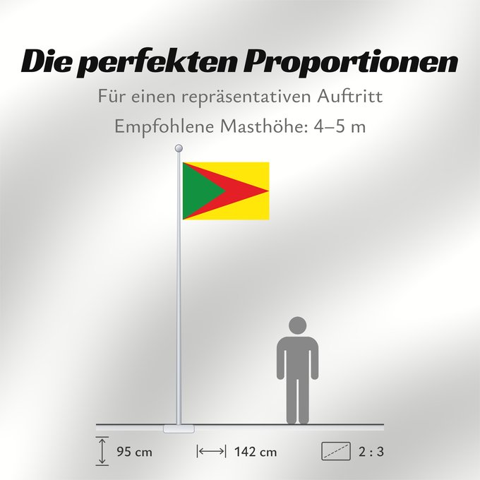 Proportionen der Flagge: Paz de Ariporo  Casanare	Paz de Ariporo	Municipio de Paz de Ariporo  Casanare