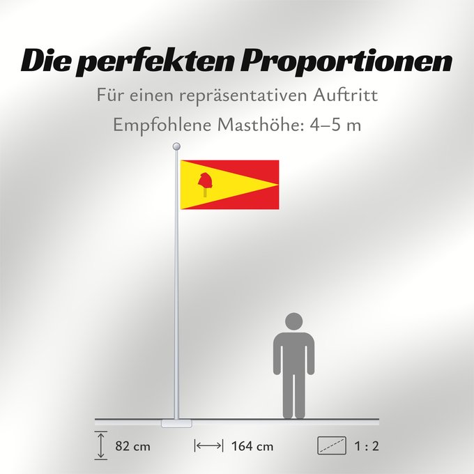 Proportionen der Flagge: Pereira  Risaralda	Pereira	Ciudad de Pereira  Risaralda