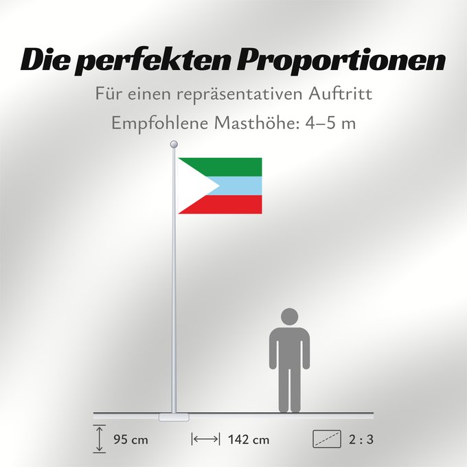 Proportionen der Flagge: Santa Lucía  Atlántico	Santa Lucía (Atlántico)	Municipio de Santa Lucía  Atlántico