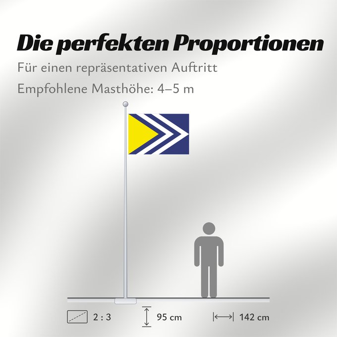Proportionen der Flagge: Brantice	Brantice, Czech Republic	Brantice, obec v České republice