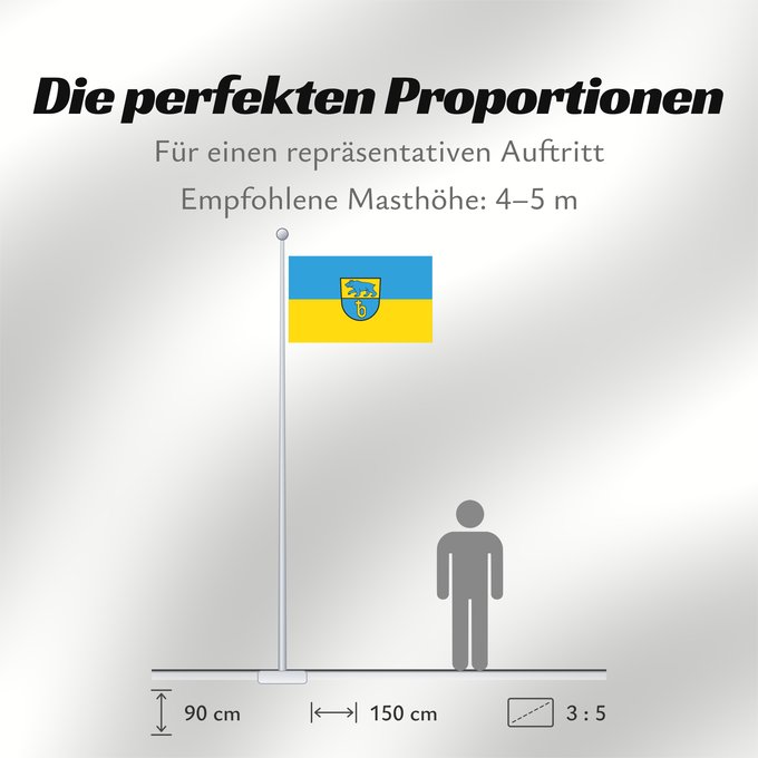 Proportionen der Flagge: Bärenthal (Schwäbische Alb)