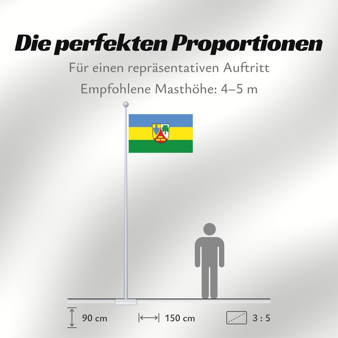 Proportionen der Flagge: Kastl (Inn-Salzach)
