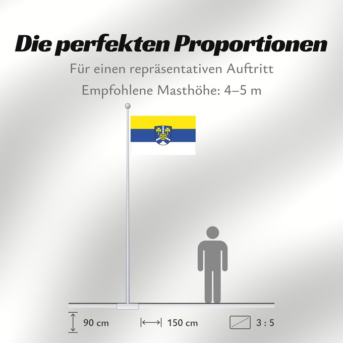Proportionen der Flagge: Schneizlreuth (Berchtesgadener Land)