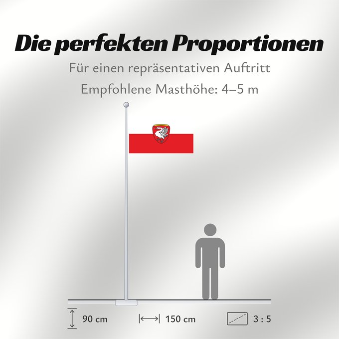 Proportionen der Flagge: Schwangau (Allgäu)