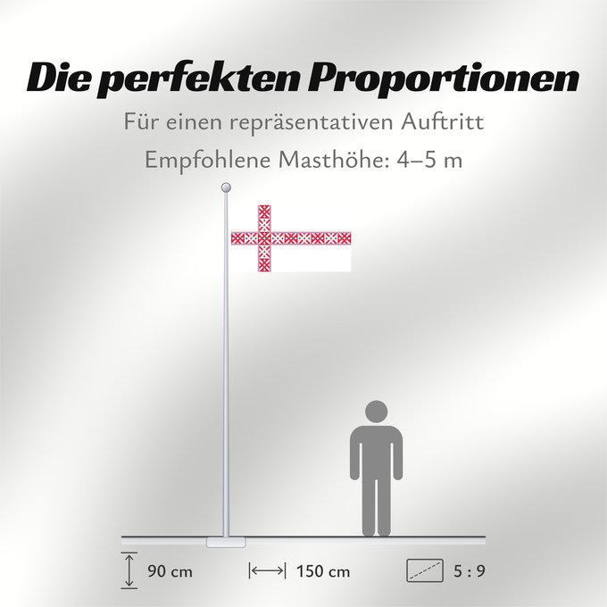 Proportionen der Flagge: Setomaa Setumaa lipp