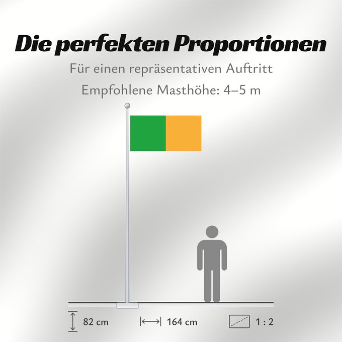 Proportionen der Flagge: County Kerry	Comté de Kerry	Condado de Kerry	Contea di Kerry