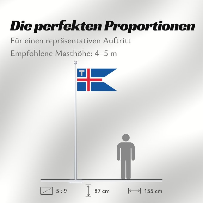 Proportionen der Flagge: Customs Flag and Ensign of Iceland Customs flag of Iceland. Ratio 37 18 Servicio Aduanero