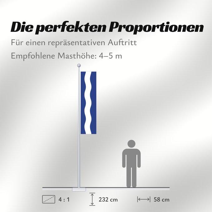Proportionen der Flagge: Eschen Liechtenstein-1	Eschen municipality	Eschen	Gemeinde Eschen