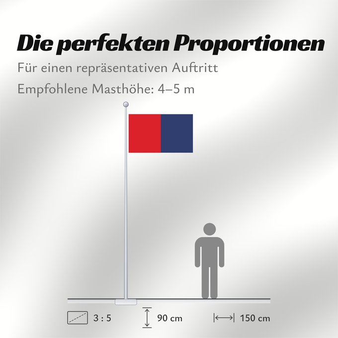 Proportionen der Flagge: Liechtenstein 1852–1921 Liechtenstein (1852–1921) Liechtensteins 1852-1921